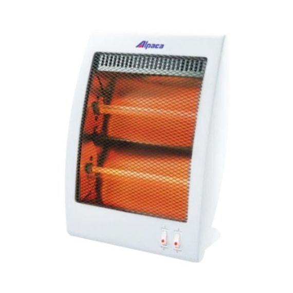 Estufa De Cuarzo De 2velas 800w Protección Anti Caída Alpaca