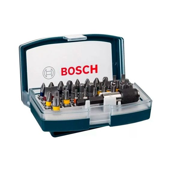 Juego Set Puntas Para Atornillar Bosch Promoline 32 Piezas