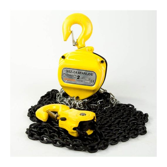 Aparejo Pro Hsz Industrial 1ca - 1 Tn 2.5 mts Dogo