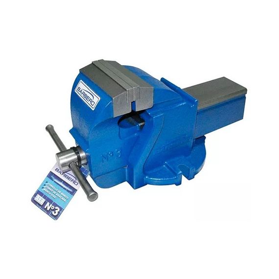 Morsa Banco Fija N°2 Barbero Ancho Boca 90 mm Profesional