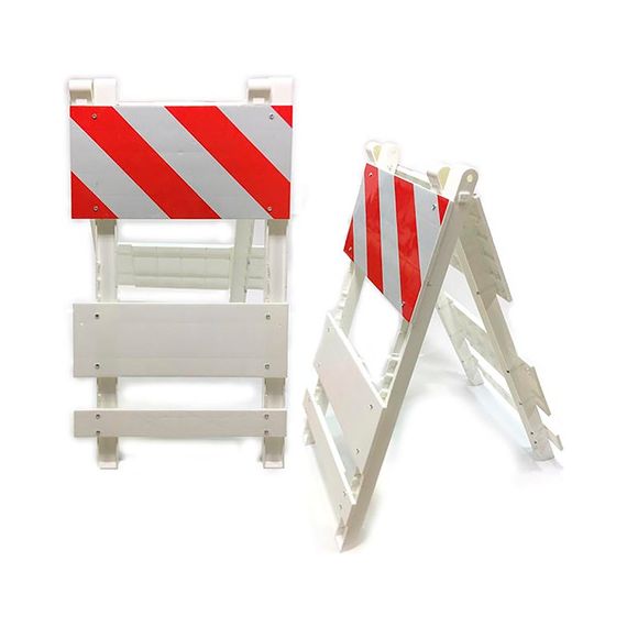 Caballete Para Señalización 108 Cm X 60,5 Cm Rojo Y Blanco