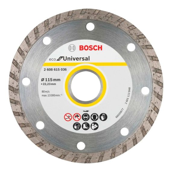 Disco Diamantado Eco Turbo 115 mm Bosch