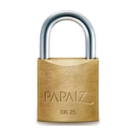 Candado 25 mm Bronce Reforzado Doble Traba Papaiz CR-25