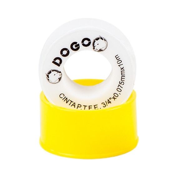 Cinta De P.T.F.E. Espesor 0.075 Mm 1x10 mts X 10 U Dogo