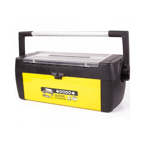 Caja Plástica P/Herramientas 640 x 250 x 240 mm 25 Alum Gav Dogo