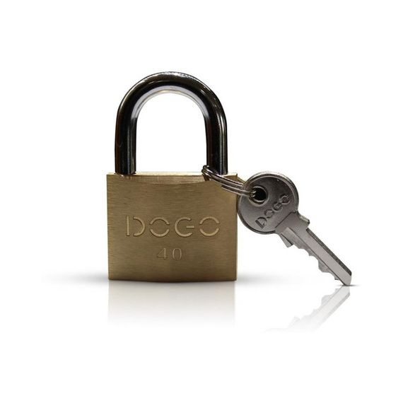 Candado Bronce Reforzado 40 Mm S/ Traba SkinPack 3 Llaves Dogo