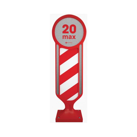 Cartel Demarcatorio Vial Reloj Conoflex 