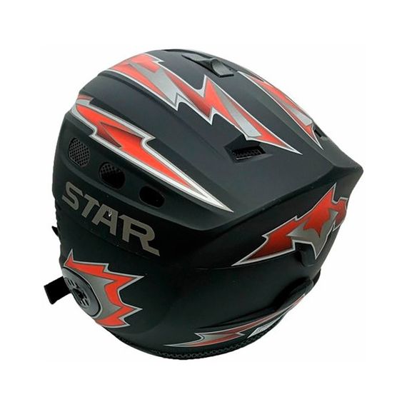 Casco Ski Star Con Orejera Rígida Freeride