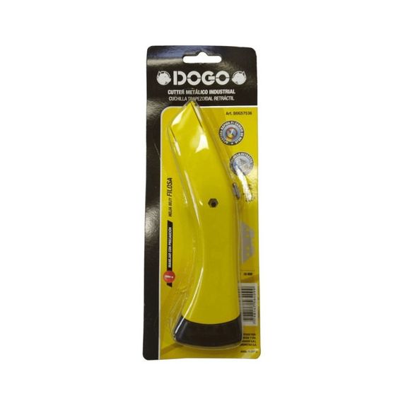 Cuchilla Retráctil Trabajo Pesado Cutter Trapezo 19 Mm Dogo