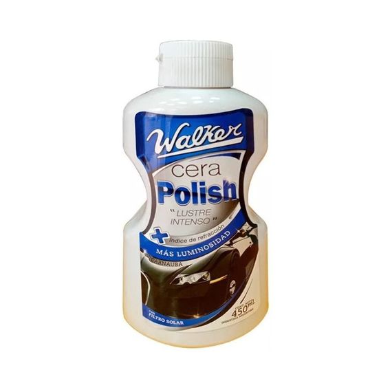 Cera Polish Walker 450ml Para Lustre Intenso Con Carnauba