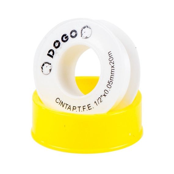 Cinta De P.T.F.E Espesor 0.075 mm 1x20 mts X 10 U Dogo