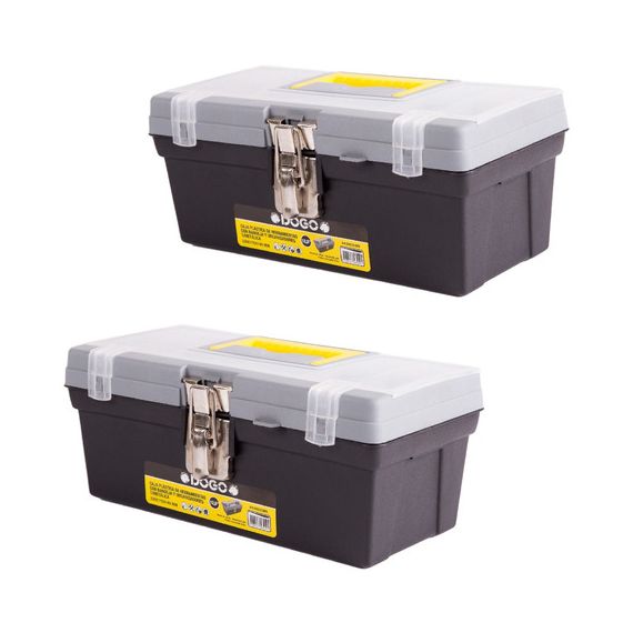 Caja De Herramientas Plastica Dogo 405 x 225 x 205 mm C/Bandeja