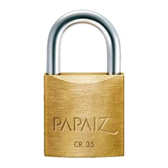 Candado 35 mm Bronce Reforzado Doble Traba Papaiz CR-35