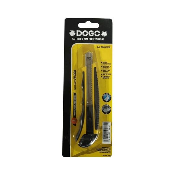 Cuchilla Hoja Partida 18 Mm Bimaterial Uso Profesional Dogo