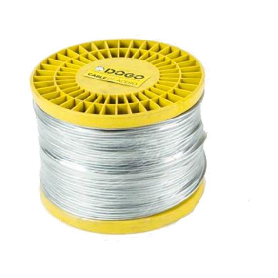 Cable De Acero 13 Mm Rollo Por 50 Metros 6 X 19 Hilos Dogo