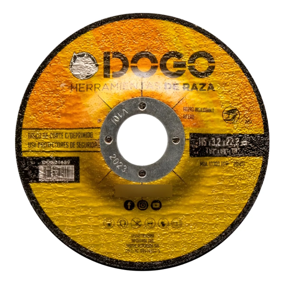 Pack X50 Disco Corte Metal 115mm Dogo Dog04689