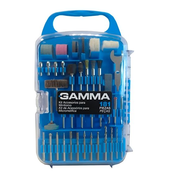 Kit Gamma 181 Pzs Para Minitorno Corte Lija Pulido
