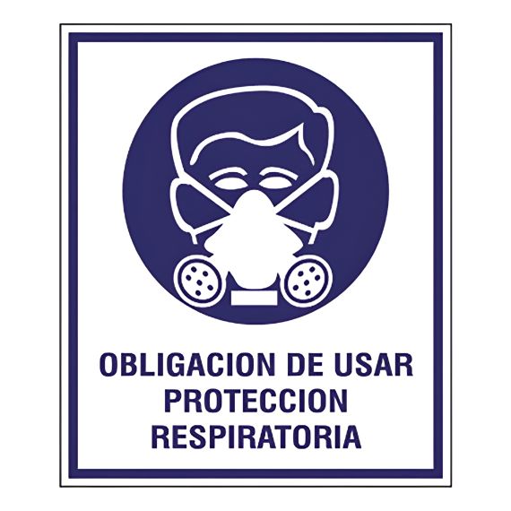 Kit X 10 Carteles Obligación De Usar Protección Respiratoria
