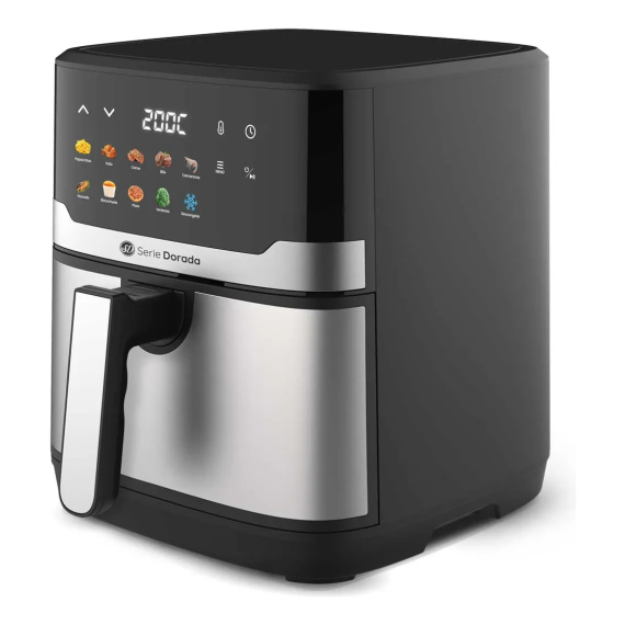 Freidora De Aire Serie Dorada Táctil Color 10 Prog Daf-7500
