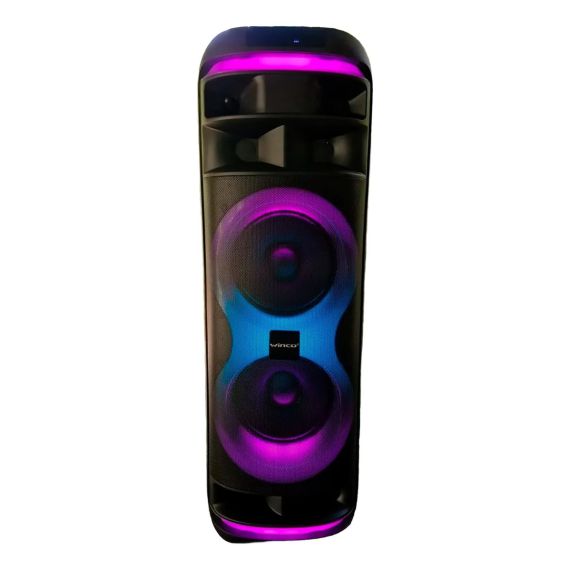 Parlante Torre Doble Portátil Gran Potencia 10.000w Radio