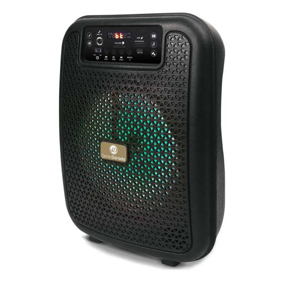 Parlante Multimedia Bt Serie Dorada Karaoke Tws 6,5'' Sd-650	