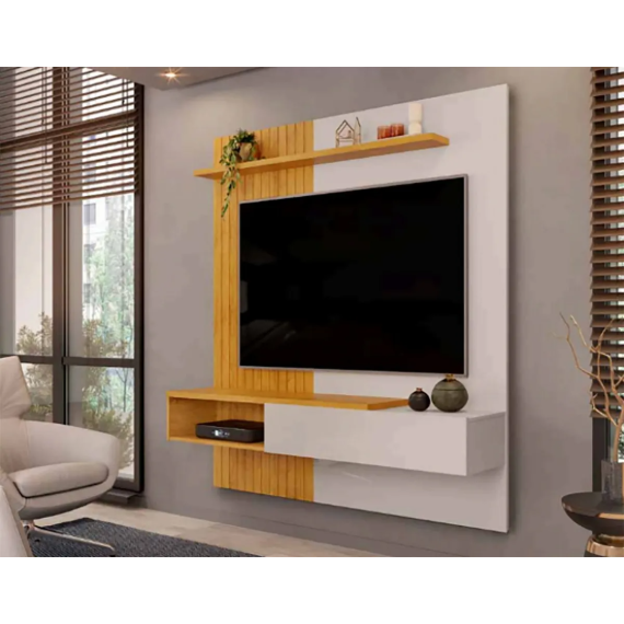 Panel Tito Rack Tv Led Hasta 65'' Ideal Living Dormitorio