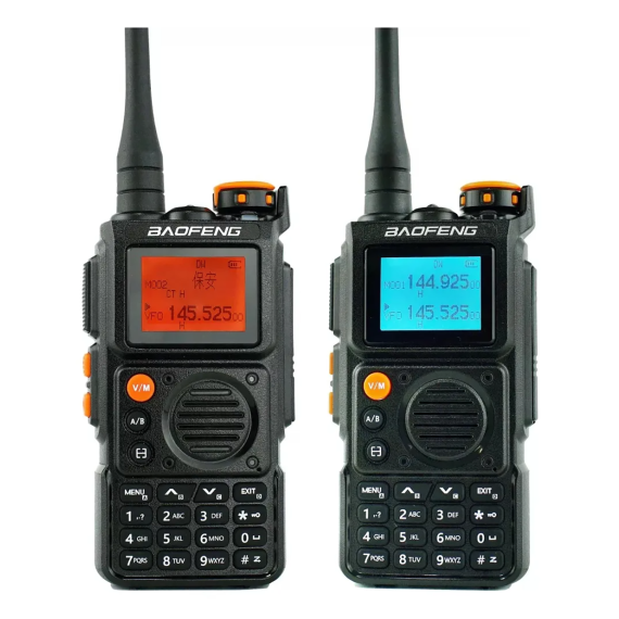 Set x2 Handy Baofeng BF-K6 Tri Banda VHF/UHF 6W