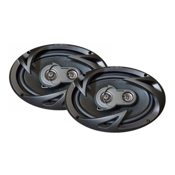 Kit 2 Parlantes Auto 6x9 3 Vías 350W Auli Sound