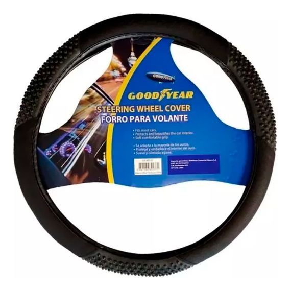 Funda Cubre Volante Símil Cuero La Mejor Calidad Goodyear