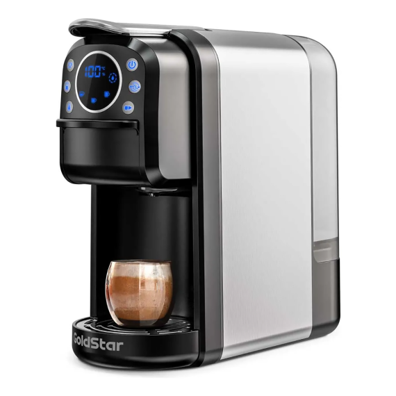 Cafetera Multi Capsula Digital 4 En 1 20bar Goldstar Cm-585b