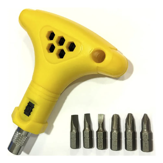 Destornillador + Set De Puntas Intercambiables P-2