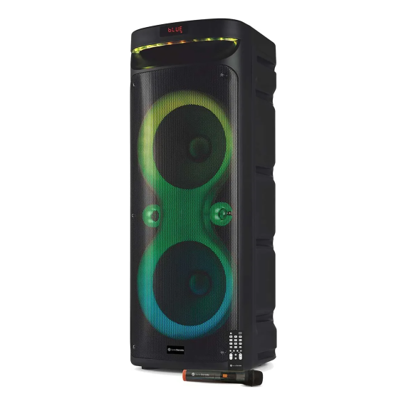Parlante Portátil Serie Dorada Función Karaoke Mic Sd-210