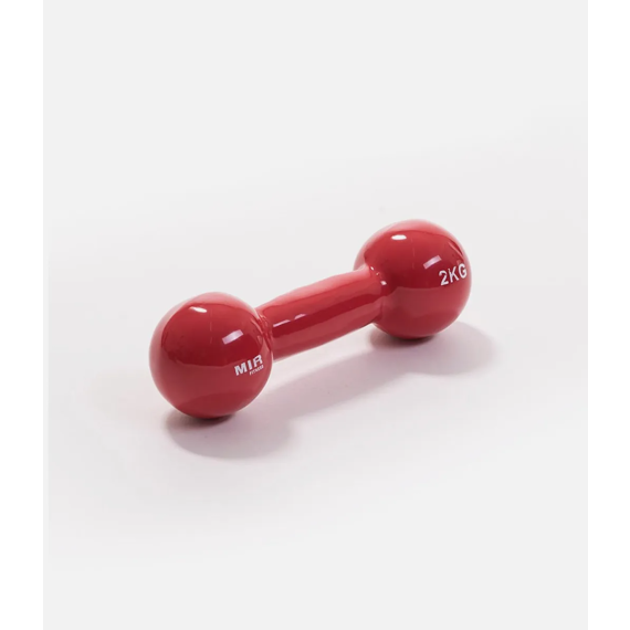 Mancuerna Mir 2kg Recubierta En Goma Antideslizante