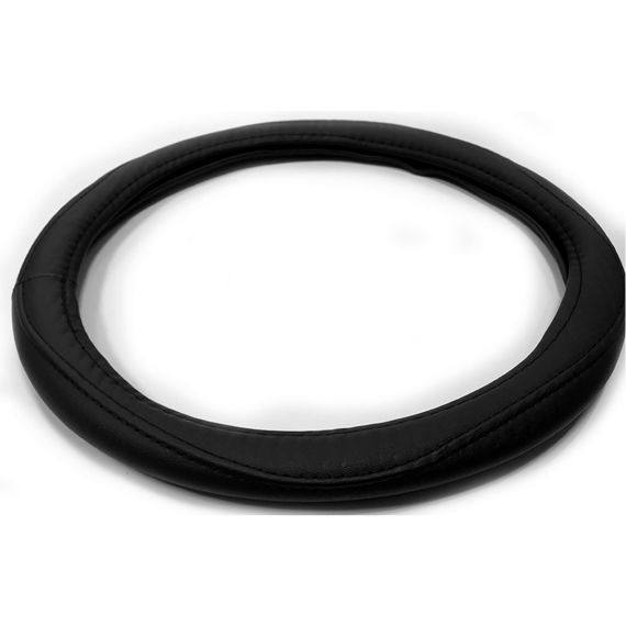 Cubre Volante Cuero Negro Con Relieve Talle 38