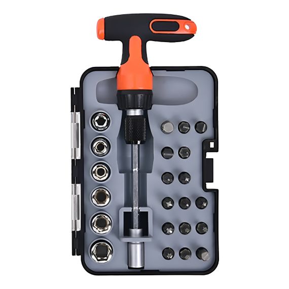 Juego Tactix 24 Piezas Tubos Y Puntas Cr-v Tx900184