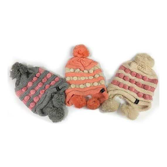 Gorros De Lana Varios Modelos Invierno Nenas Chic