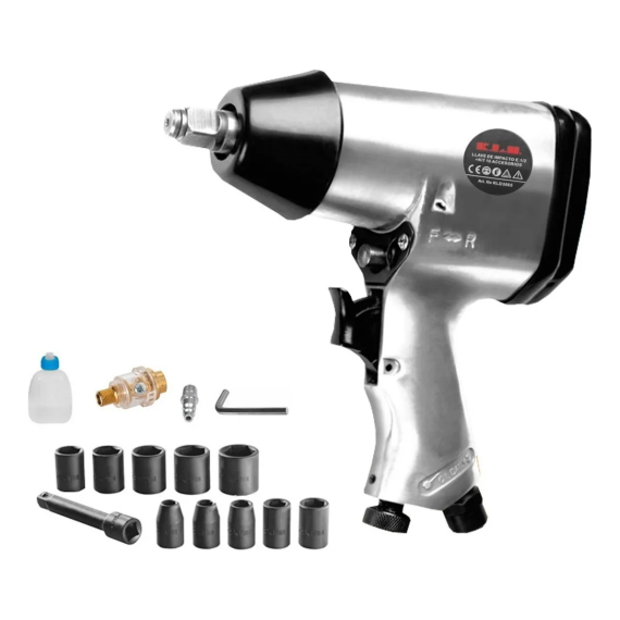 Llave Impacto Neumática Kld 310nm + 16 Accesorios