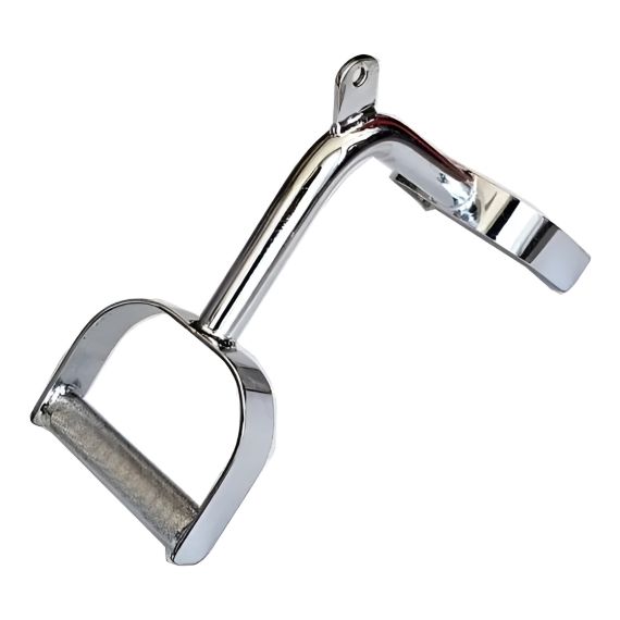 Agarre Triángulo V Remo Cromado Con Manijas Goma
