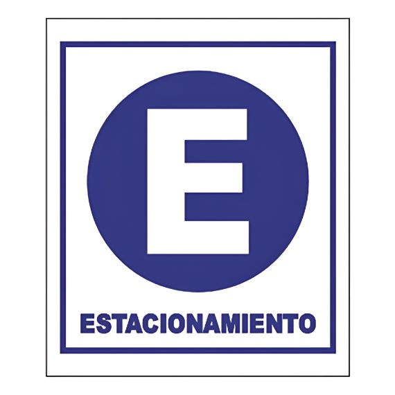 Cartel De Estacionamiento 40 X 45 Cm x 5 Uds