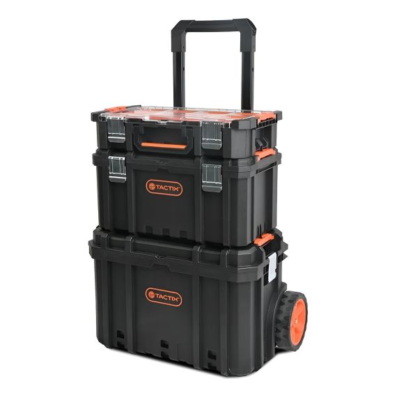 Carro Herramientas Tactix 3en1 Modular 70cm 122kg Apilable