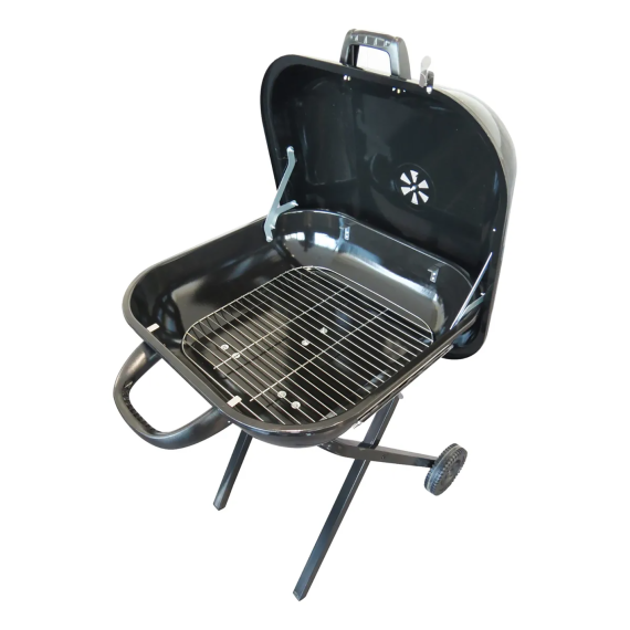 Parrilla Plegable Zero 65x49cm con Ruedas y Tapa