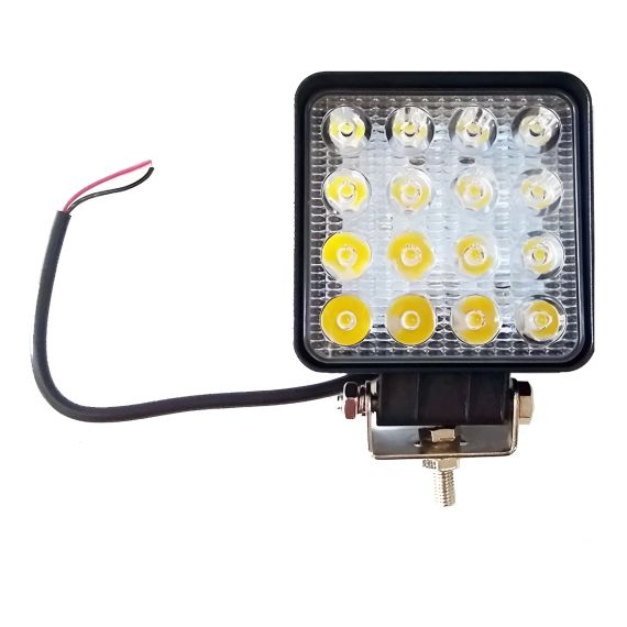 Faro LED 48W Luz Fría Spot IP67 12V/24V Vehicular
