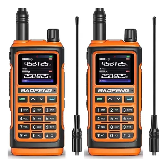 Kit X2 Handy Baofeng Uv-17l 10w 15km Vhf/uhf Con Usb-c