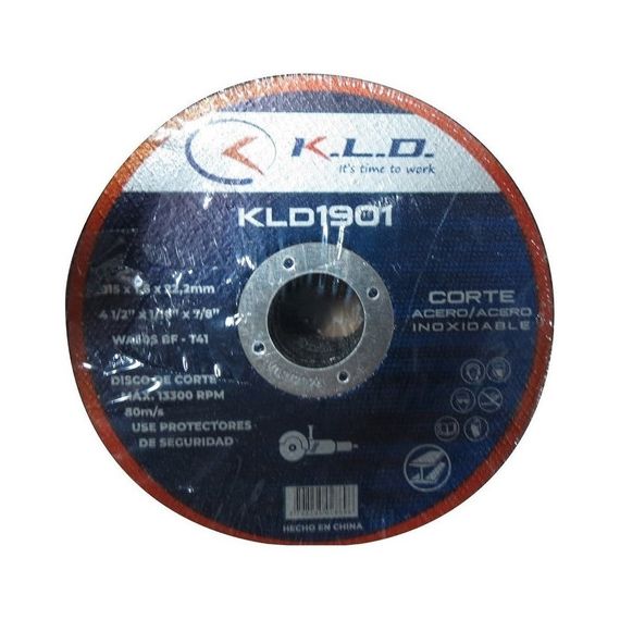 Set 50 Discos De Corte Amoladora 4 1/2 Pulgadas 115 Mm Kld