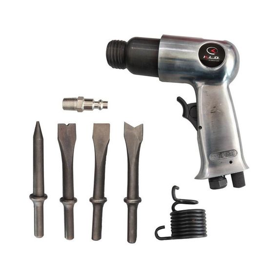 Martillo Cincelador Neumático + 4 Cinceles 120mm Kld