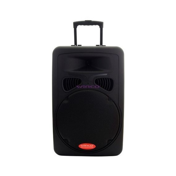 Parlante Activo Portatil C/ Carrito Woofer Winco 450w Rms