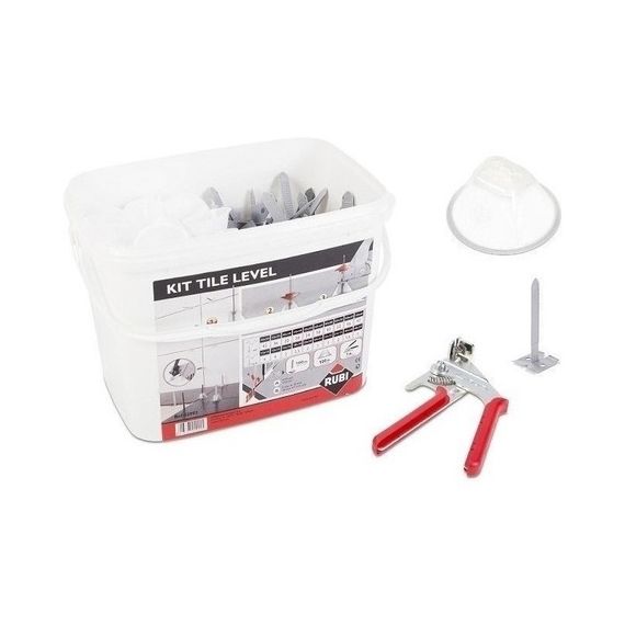 Nivelador Porcelanato Cerámica Kit Rubi Tenaza Brida Campana