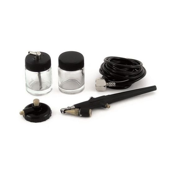 Aerografo Con Kit Accesorios Y Manguera Kld