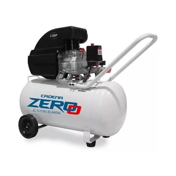 Compresor De Aire 50 Litros Zero 2,5 Hp Con Ruedas
