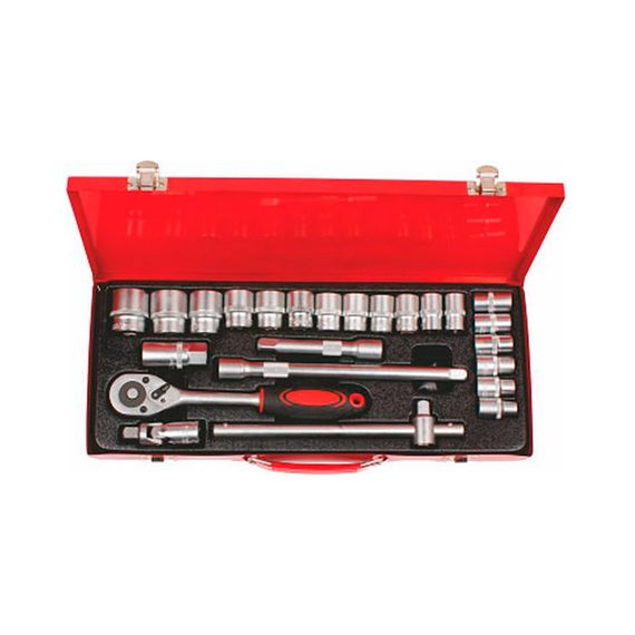 Set De Bocallaves Y Accesorios Crv 1/2'' 24 Pzs
